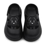 Сабо женские Xmistuo, цвет 8058-9 Black Violent Bear on Black Background - фото 3