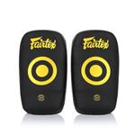 Пэды Fairtex Microfiber Curved Kick Pads - Small, черный - фото 7