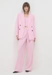 Блейзер DOPPIOPETTO GESSATA - Short coat Calliope, розовый - фото 2
