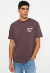 Футболка Tommy Jeans NOVELTY TEE UNISEX, Rich Brown/Brown - фото 4