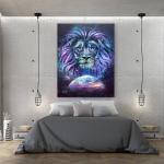 Картина на холсте Hustling Sharks Guardian, синий - фото 3