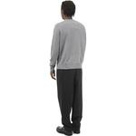 Свитер с нашивкой в виде логотипа Face Acne Studios, серый - фото 8