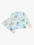 Детский комплект пижамы Bluey из флиса Brand Threads, Blue - фото 3