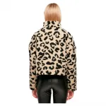 Свитер Urban Classics AOP Sherpa half zip, бежевый - фото 2