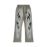 Спортивные брюки Hellstar Future Flame Sweatpants Grey, серый - фото