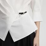 ELLE Рубашка Women's Ecru Lapel Moderate - фото 6