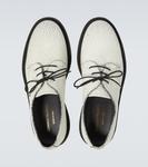 Потрескавшиеся кожаные туфли дерби Common Projects, белый - фото 4