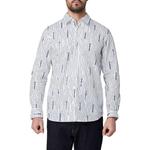 HUGO BOSS Мужская синяя рубашка - фото 5