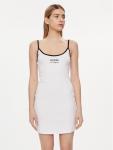 Платье на каждый день приталенного кроя Guess, белый - фото