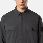 Рубашка Logo Patch Long Sleeved Overshirt STONE ISLAND, серый - фото 6