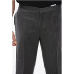 Классные шерстяные брюки с полосатым узором Corneliani, Gray - фото 3