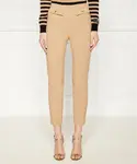 Брюки Slim fit Elisabetta Franchi, бежевый - фото