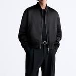 Куртка мужская черная Zara, черный - фото 3