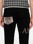 AMIRI джинсы Snake Logo, черный - фото 5