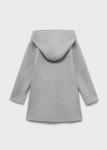 Пальто MANGO KIDS Sandra, серый - фото 2