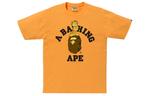 Футболка серии Ape Head унисекс A Bathing Ape, оранжевый - фото