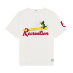 Футболка Bode Reptile Rec Tee 'Cream', белый - фото