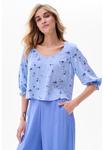 Блуза MILLY blue shadow, синий - фото