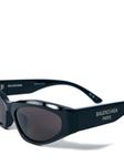 Солнцезащитные очки «кошачий глаз» Balenciaga Eyewear, черный - фото 4