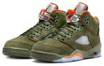 Jordan Кроссовки 5 Retro Olive 2024 GS - фото 3