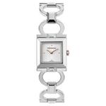 Ferragamo Часы Double Gancini Square 20mm, White Dial - фото 2