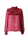 Женская блузка Daisy Devore в малиновом цвете EMILY LOVELOCK - фото