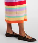 Длинное платье в полоску Duster Rixo, Capri Stripe Yarn Dyed Multi - фото 5