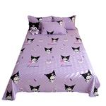 Простыня Sanrio, Stripes Kuromi - фото