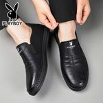 Повседневные туфли мужские Playboy, хаки [Всесезонные] - фото 9