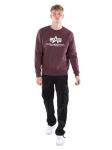 Толстовка ALPHA INDUSTRIES Basic Logo, Dark red - фото 4