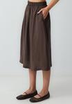Юбка Jimmy Key A-line skirt, Biiter Brown/Mottled Brown - фото