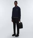 Шерстяной свитер с кашемиром Prada, синий - фото 2