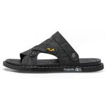 LEXON Тапочки-слайды мужские черные - фото