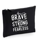 Be Brave Be Strong Be Fearless Косметичка 60 SECOND MAKEOVER, черный - фото