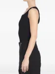 Боди без рукавов Alaïa, черный - фото 2