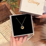 Disney Колье из серебра 925 пробы с халцедоном для женщин - фото 3