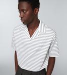 Хлопковая рубашка-поло Giorgio Armani, Cloud Dancer - фото 5