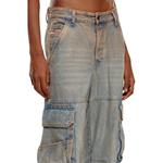 Прямые джинсы 'Blue' DIESEL, синий - фото 6