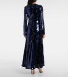 Платье с пайетками Rotate, Sky Captain - фото 3