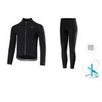 LiNing Велосипедная одежда Мужская черная, 095 Флисовая термоодежда для велоспорта Комплект с шарфом LINING - фото 7