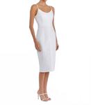 Рокко Миди платье в белом цвете Amanda Uprichard - фото 3