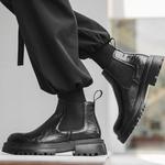 Челси Ботинки Мужские Weishibangwei, черный - фото 3