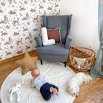 Yellow Tipi, Игровой коврик Posh Velvet, круглый - фото 4