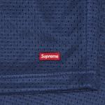 Короткие сетчатые шорты Supreme Small Box, темно-синие - фото 3