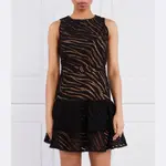 Платье с люверсами slvls rfl Michael Kors, черный - фото