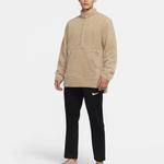 Толстовка Men's Nike Lamb's Wool Stay Warm Half Zipper Solid Color Khaki, мультиколор - фото 2
