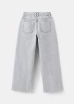 MANGO KIDS Джинсы с широкими штанинами в сером дениме - фото 2