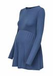 Топ ONLY MATERNITY Long sleeved top, Vintage Indigo/Blue - фото 3