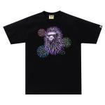 Футболка BAPE Ape Head Firework Tee #2, Black - фото