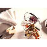 Этажерка CUCINA, 2 уровня - высота 32 см Многоярусная сервировочная этажерка для подачи и презентации Leonardo, серебристый/прозрачный - фото 5